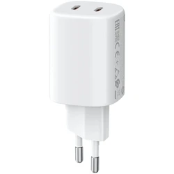 Xiaomi Φορτιστής Χωρίς Καλώδιο με 2 Θύρες USB-C 45W Power Delivery Λευκός (BHR087OEU)