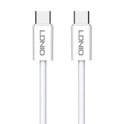 Καλώδιο USB-C Ldnio Lc901C, 65W Pd, 480Mbps, 1M, Λευκό