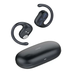 Ldnio T07 Bone Conduction Bluetooth Handsfree Ακουστικά με Θήκη Φόρτισης Μαύρα