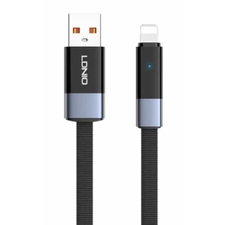Ldnio καλώδιο Lightning σε USB LS242i, flat, 30W, 480Mbps, 2m, μαύρο