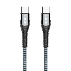Καλώδιo USB Ldnio Type-C σε Type-C LC101, 65W PD, 1m, γκρι
