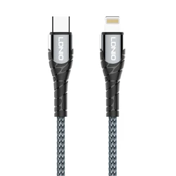 Καλώδιο Lightning Ldnio Lightning σε Type-C LC112, 30W PD, 2m, γκρι
