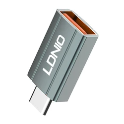 Αντάπτορας USB Ldnio Type-C σε USB LC140, αρσενικό σε θηλυκό, γκρι