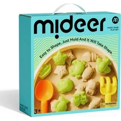 Mideer Παραλία - Μικρή μαγική άμμος με αμμοδόχη και αξεσουάρ MD4322