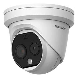 Hikvision DS-2TD1217B-6/PA(B) Θερμική Διφασματική (Bi‑Spectrum) Κάμερα Turret για Μέτρηση Θερμοκρασίας Σώματος