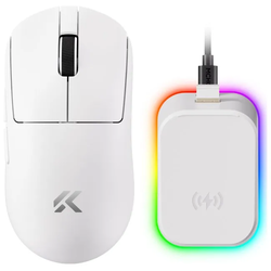 MCHOSE HW-A7V2 Ασύρματο RGB Gaming Ποντίκι 26000 DPI Λευκό