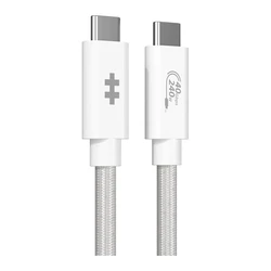 Targus HyperDrive Next USB4 Type-C Performance Cable 1.2 m (4 ft) – White (HD6500WHGL)