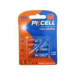 Pkcell Ultra Alkaline Battery AAA 1.5V 5 Pack