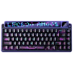 Leobog AMG65 Purple LightFeather RGB Μηχανικό Πληκτρολόγιο 65% (67 πλήκτρα)