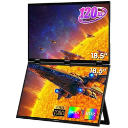 Zeuslap Z18W - 120Hz | Full HD | IPS | 2x 18,5" φορητή διπλή οθόνη