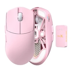 Lamzu Maya X Ασύρματο Gaming Ποντίκι Pink 30000 DPI