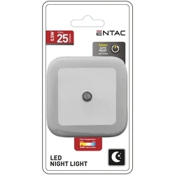 Φωτάκι Νυκτός Entac 0.5W Τετράγωνο Θερμό ʼσπρο