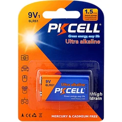 Pkcell Batteries Ultra Alkaline 6LR61 9V