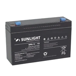 Μπαταρία Μολύβδου SunLight 6V.12A Alarm