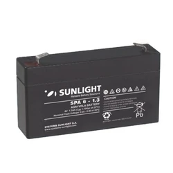 Μπαταρία Μολύβδου SunLight 6V 1.3A