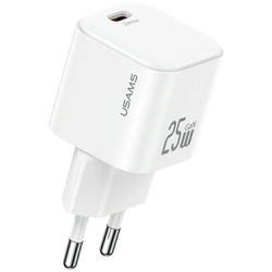 USAMS JC Series CC289 25W GaN Mini Fast Charger USB-C white