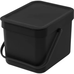 Brabantia Sort & Go Plastic Recycling Bin 6L Grey