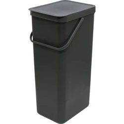 Brabantia Sort & Go Plastic Waste Bin Dark Grey 40 L (251047)