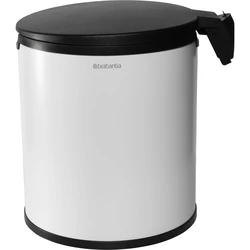 Brabantia Stainless Steel Cabinet Bin 15 L - White