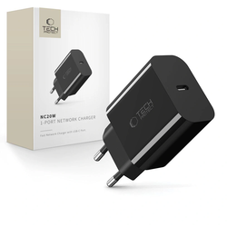 Tech-Protect NC20W USB-C Network Charger PD 20W Black