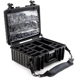 B&W International Type 6000 Camera Hard Case Black (6000/B/RPD)
