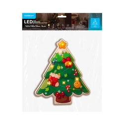 Modee Christmas LED window decoration battery-powered C4004 (6 LED, 165x190x10 mm)