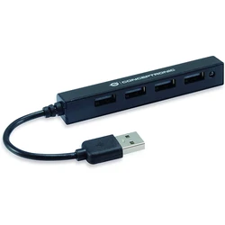 USB Hub Conceptronic 4-Port USB2.0 Black