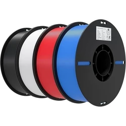 3D Printer Filament Creality EN-PLA Value Pack 4kg - Black & White & Red & Bule - Ender 4kg 1.75 (3301010474)