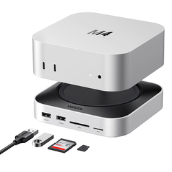 UGREEN CM841 11-in-1 Docking Station USB-C / 3xUSB-A 3.2, 2xUSB-C 3.2, 2xUSB-A 3.0, NVMe, SD/TF (gray)