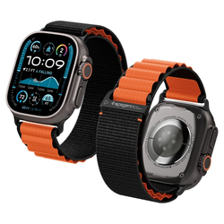 Spigen WBF1 Band Apple Watch 6/7/8/9/10/SE/Ultra 1/2 44/45/46/49mm Black/orange