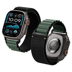Spigen WBF1 Band Apple Watch 6/7/8/9/10/SE/Ultra 1/2 44/45/46/49mm Black/green