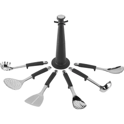 Σετ σκευών κουζίνας Joseph Joseph Elevate Steel Carousel 6 τεμαχίων με περιστρεφόμενη βάση (MPN 95029)