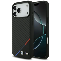BMW M Carbon Tricolor Line MagSafe Apple iPhone 17 Pro Max black