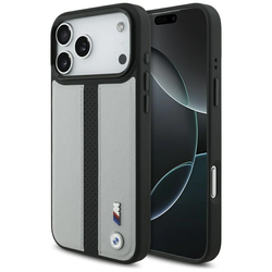 BMW M Perforated Stripe Logo MagSafe Apple iPhone 17 Pro Max grey
