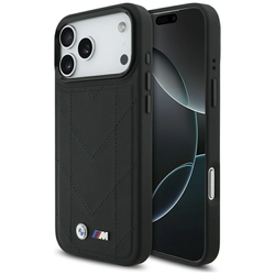 BMW M Quilted Logo MagSafe Apple iPhone 17 Pro Max black