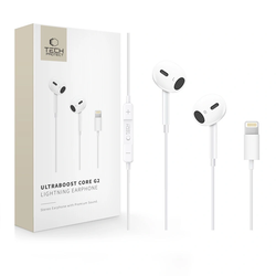 Tech-Protect Ultraboost Lightning Earphone Core G2 White