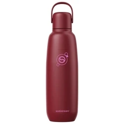 SodaStream Fizz&Go 900 ml Pomegranate (Red) Stainless Steel Thermal Carbonating Bottle