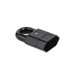 DM PROELECTRONICS Φις Θηλυκό με Λαβή Μαύρο