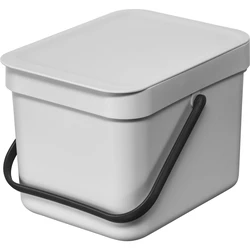 Brabantia Sort & Go Plastic Waste Bin 6 L Light Grey (Model 213267)