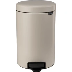 Brabantia New Icon 113468 Μεταλλικό Καλαθάκι Μπάνιου 12lt Soft Beige