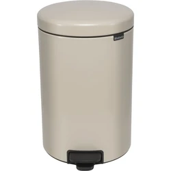 Brabantia New Icon 113901 Μεταλλικό Καλαθάκι Μπάνιου 20lt Soft Beige