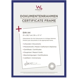 Walther Plastic Picture Frame with Blue Border KV130L