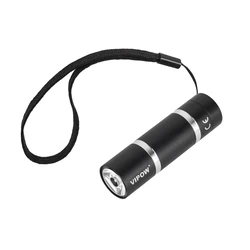 Φακός LED Vipow 1W Μαύρος