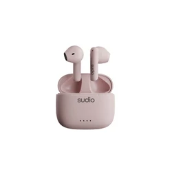 Sudio A1 In-ear Bluetooth Handsfree Ακουστικά με Θήκη Φόρτισης Ροζ