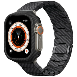 PITAKA Carbon Fiber Modern Apple Watch 1/2/3/4/5/6/7/8/9/10/11/SE/SE 3/Ultra/Ultra 2/Ultra 3 black grey