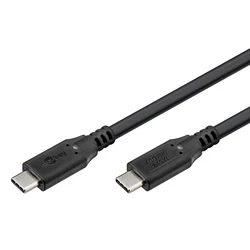 Καλώδιο USB-C Goobay 74185, USB4, 240W, 40Gbps, 8K/60Hz, 1.8m, Μαύρο