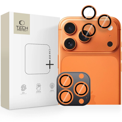 Tech-Protect Camring Fit+ Apple iPhone 14 Pro / 14 Pro Max / 15 Pro / 15 Pro Max / 16 Pro / 16 Pro Max / 17 Pro / 17 Pro Max Cosmic Orange