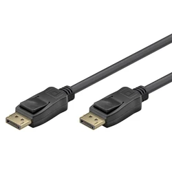 Καλώδιο DisplayPort Goobay 74759, VESA Certified, 16K/60Hz, 80 Gbps, 1m, Μαύρο