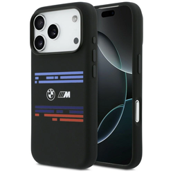 BMW M Silicon Horizontal Line MagSafe Apple iPhone 17 Pro black