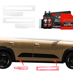 GrizzGlass BodyShield Door Sill Protection Film Dacia Spring (2024-2025) [4in1]